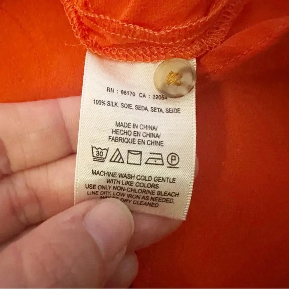 MAEVE• Silk Collared Sleeveless Blouse size medium - Picture 9 of 13